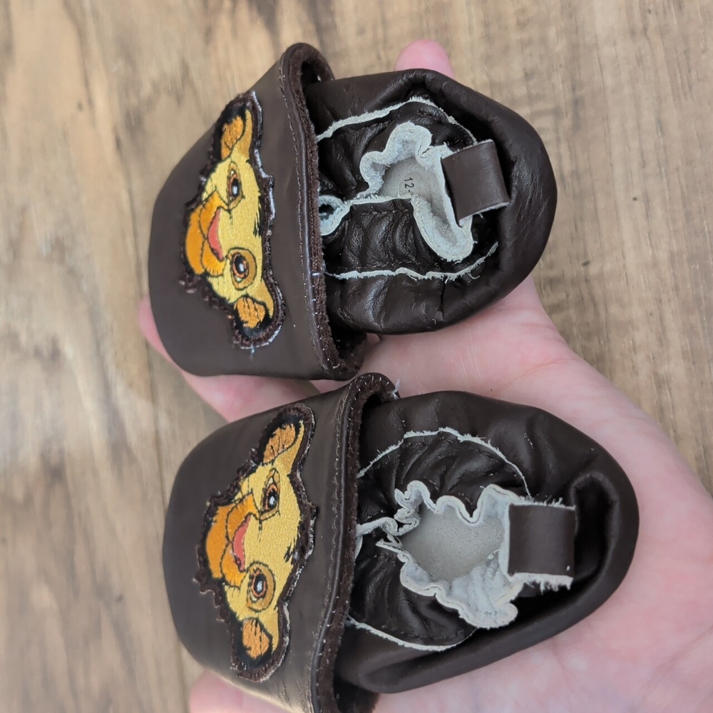 Disney Lion King Simba Baby Soft Sole Slippers Size 12-18 Months - Picture 5 of 5